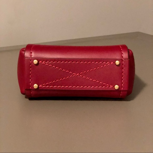 Coach Deep Red Troupe Tote 16 - Picture 9 of 15